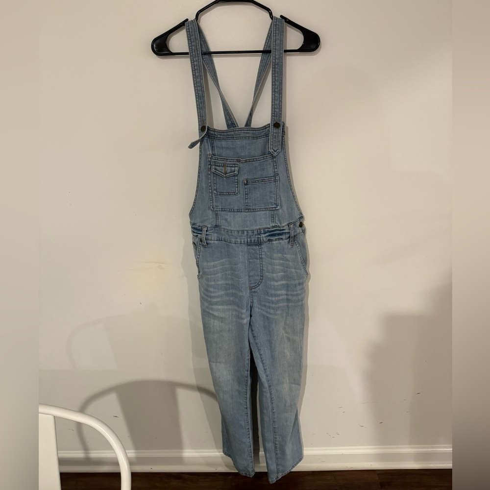 We The Free Size 27 Women’s Overalls Light Wash Free People Bibbed Overalls